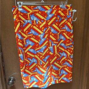 Vibrant Multicolor Geometric Skirt